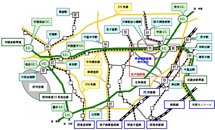 若狭電機産業-広範囲マップ